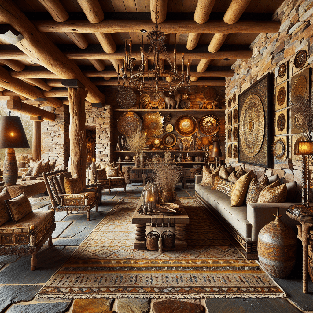 Luxury Meets Rusticity: Gold and Silver in Southwestern Interior Design